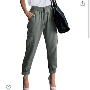 NWT Ankle Green Casual Joggers